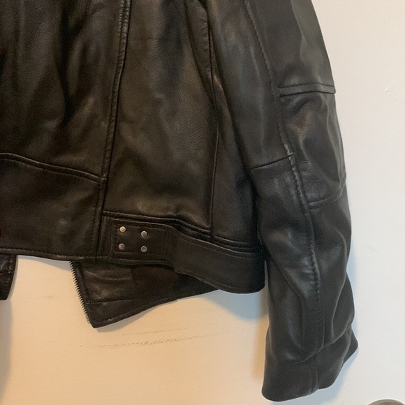 Zara TRF Leather Jacket - Picture 5 of 8